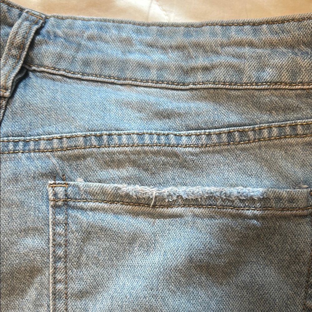 Royalty For Me Blue Jean Shorts Classic Design - Picture 5 of 5